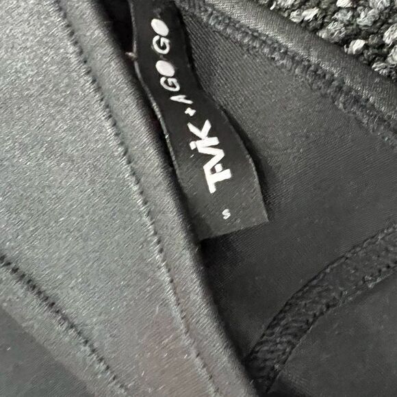 Tavik Faux Leather bandeau bikini top strapless, NWOT, Sz Small - Picture 3 of 4